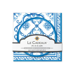 Mallorca Cocktail Napkins & Double-Sided Coasters (Packs of 20) Gift Set