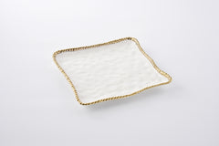 Golden Salerno Square Serving Platter