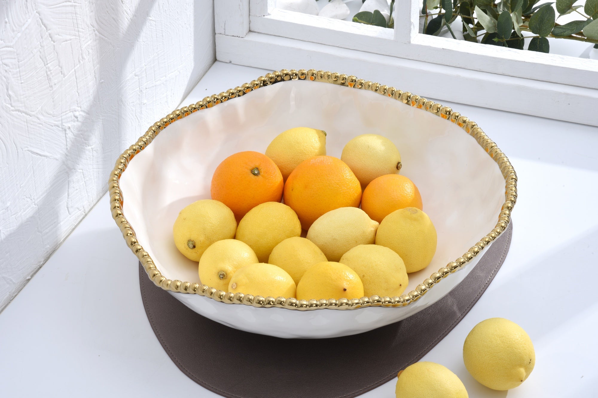 Golden Salerno Oversized Serving Bowl