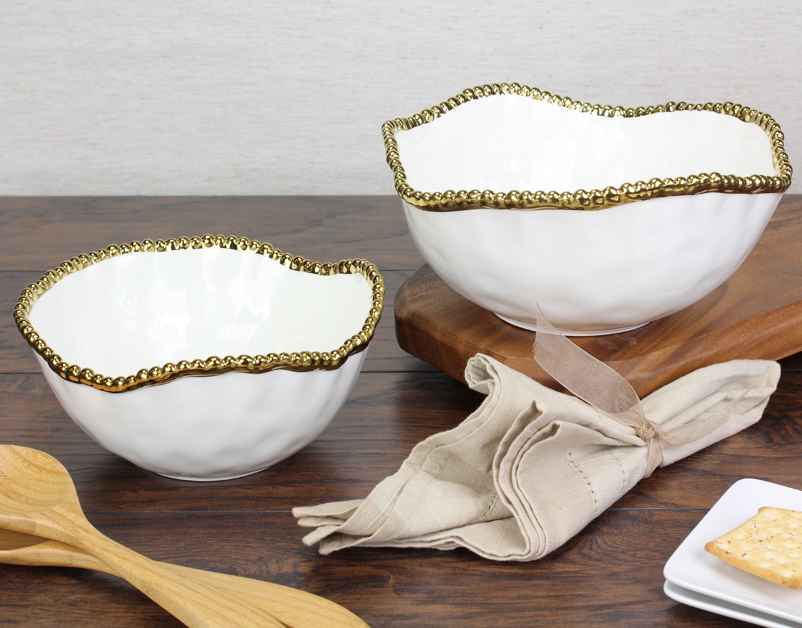 Golden Salerno Medium Salad Bowl