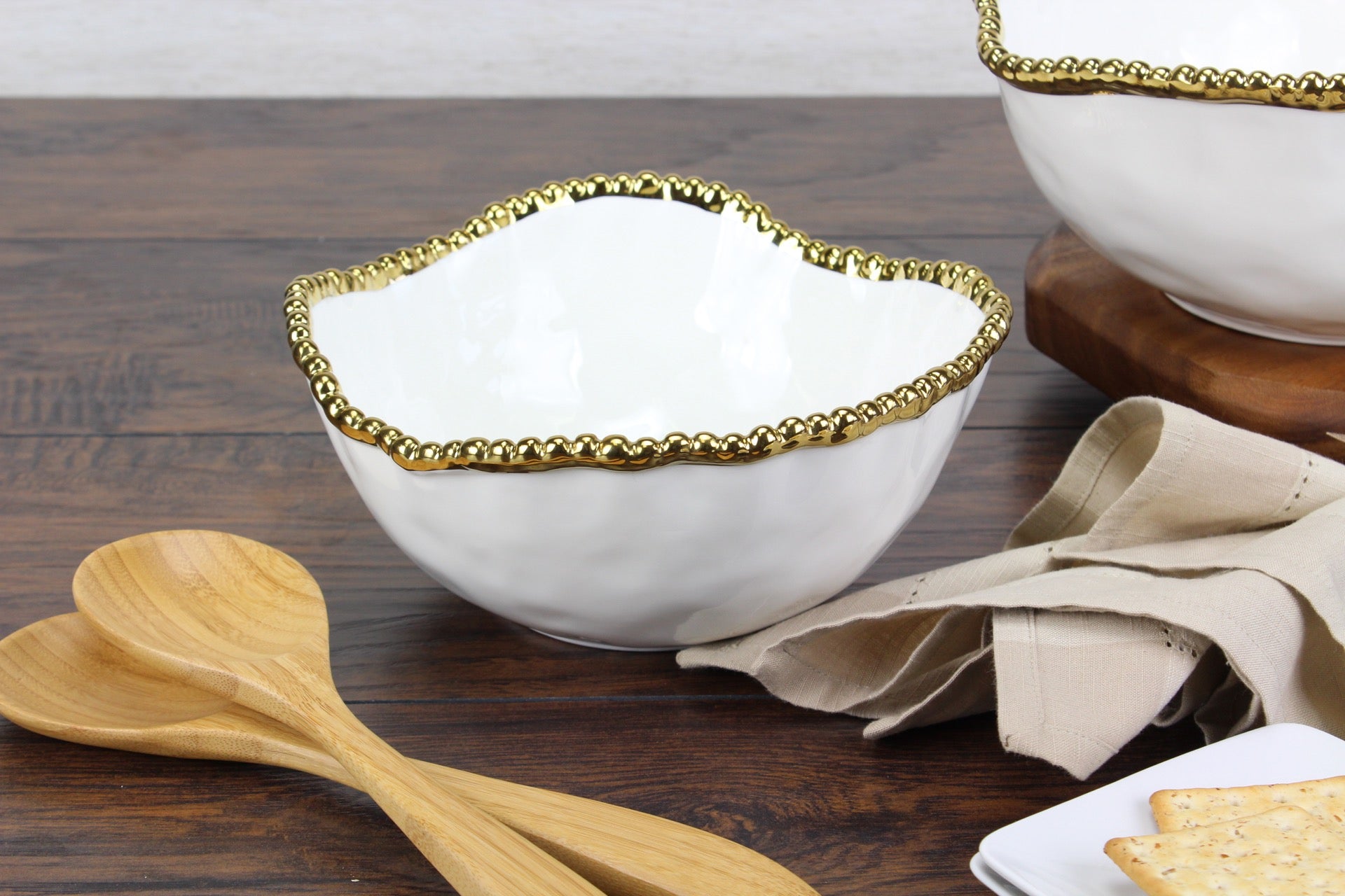 Golden Salerno Medium Salad Bowl