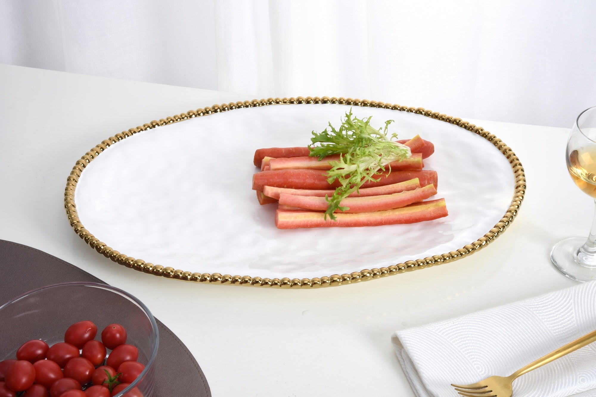 Golden Salerno Large Oval Platter