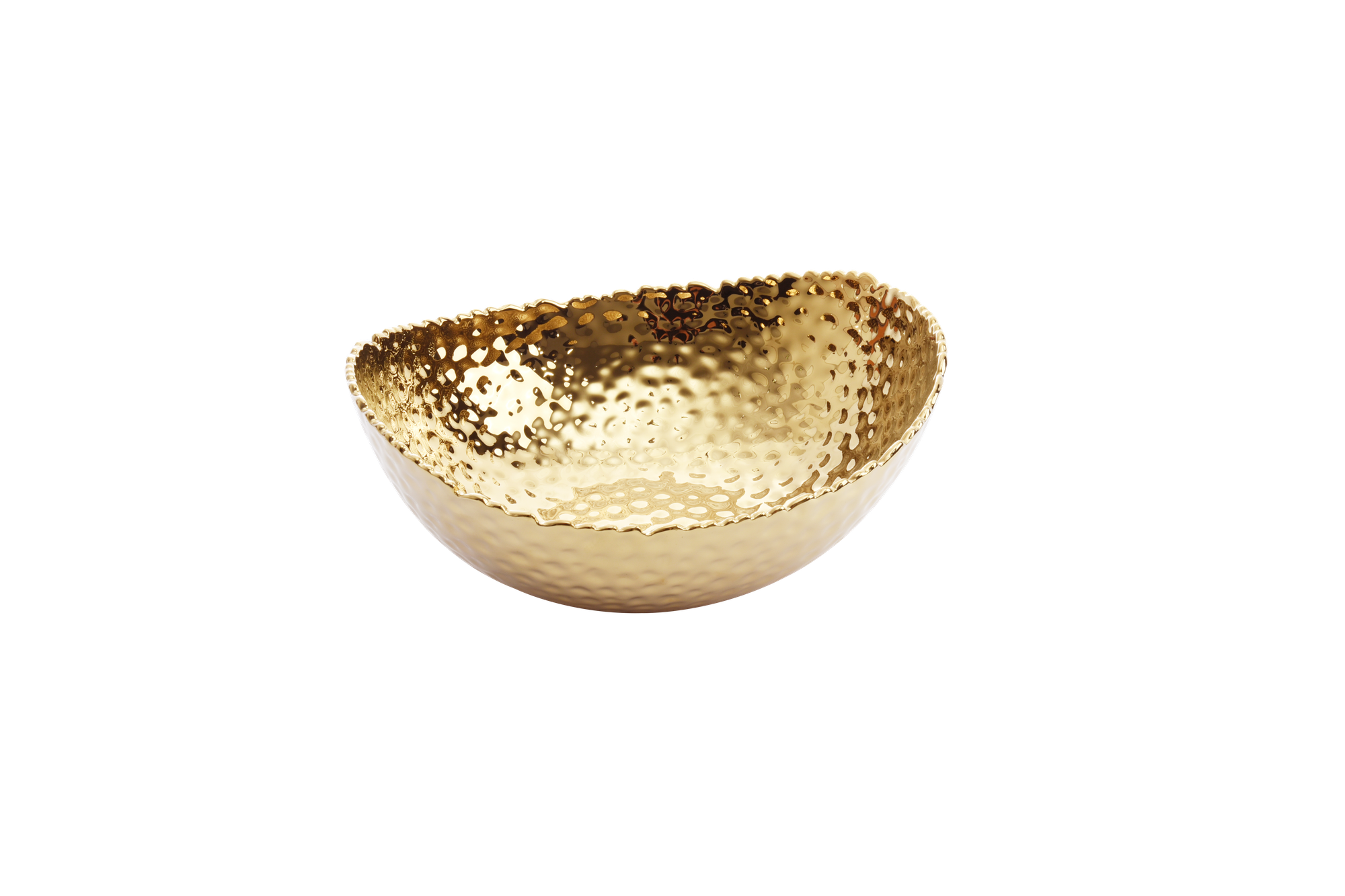 Golden Millennium Large, Gold Oval Bowl