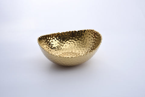 Golden Millennium Large, Gold Oval Bowl