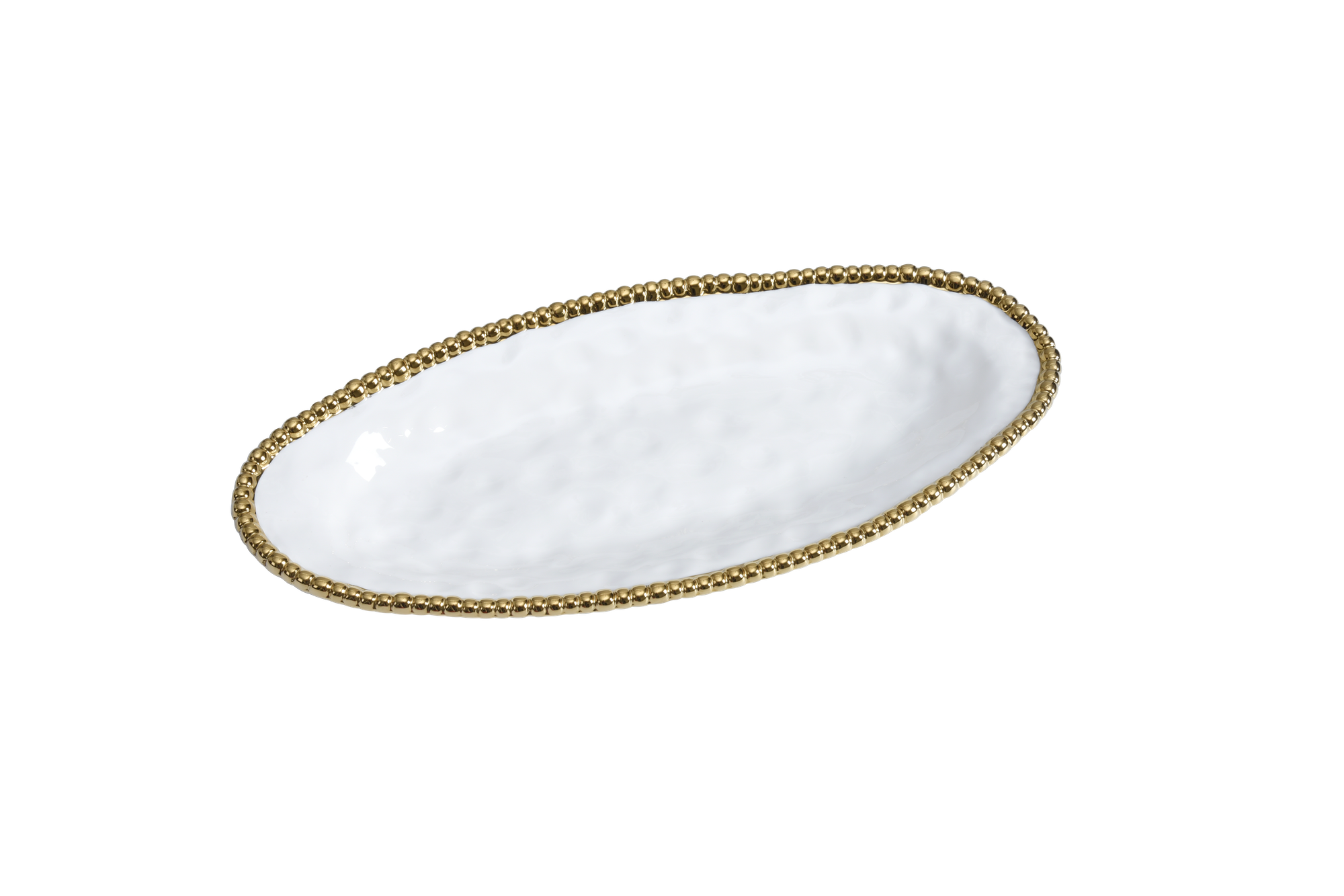 Golden Salerno Oval Serving Piece