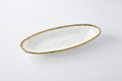 Golden Salerno Oval Serving Piece