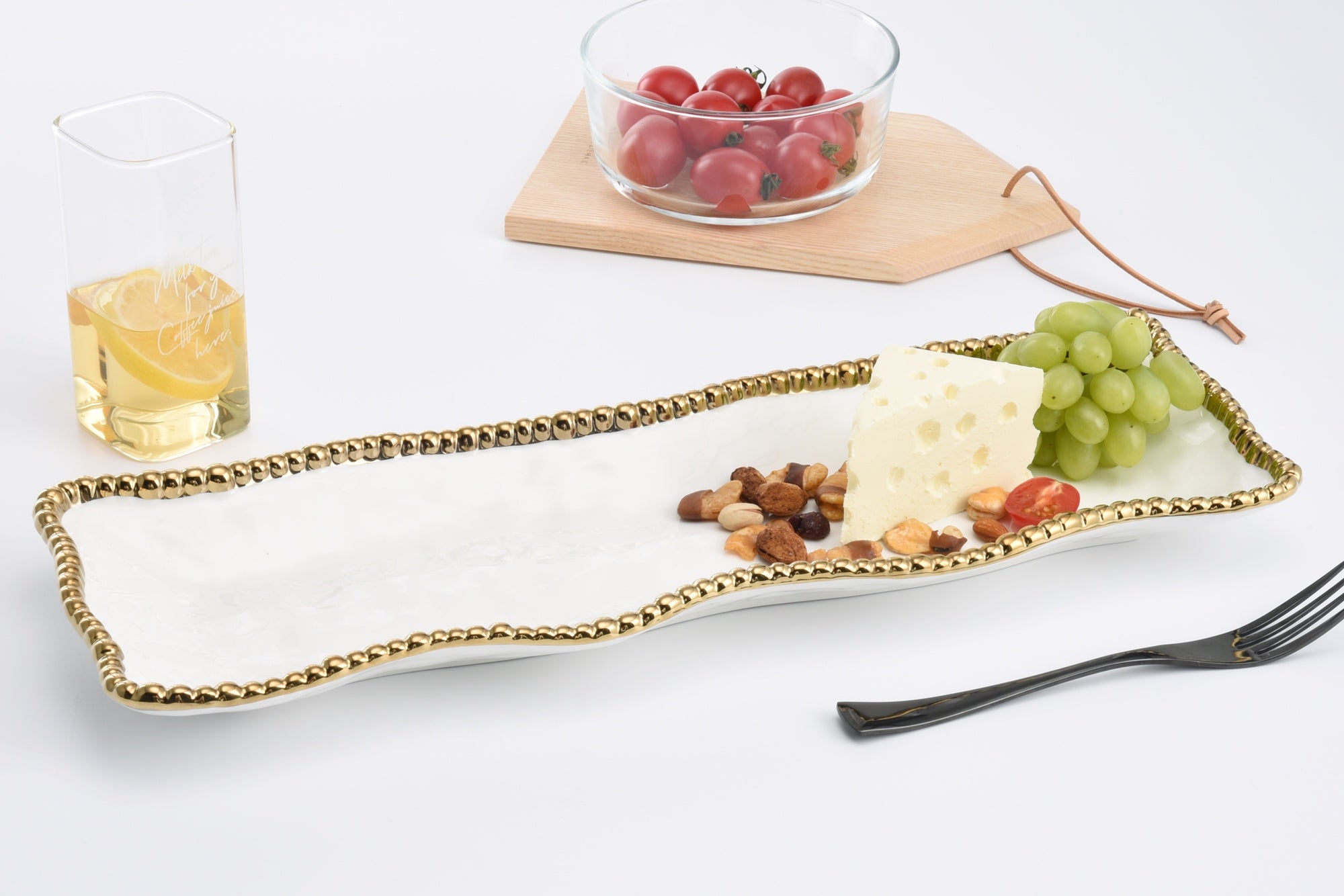 Golden Salerno Rectangular Serving Piece