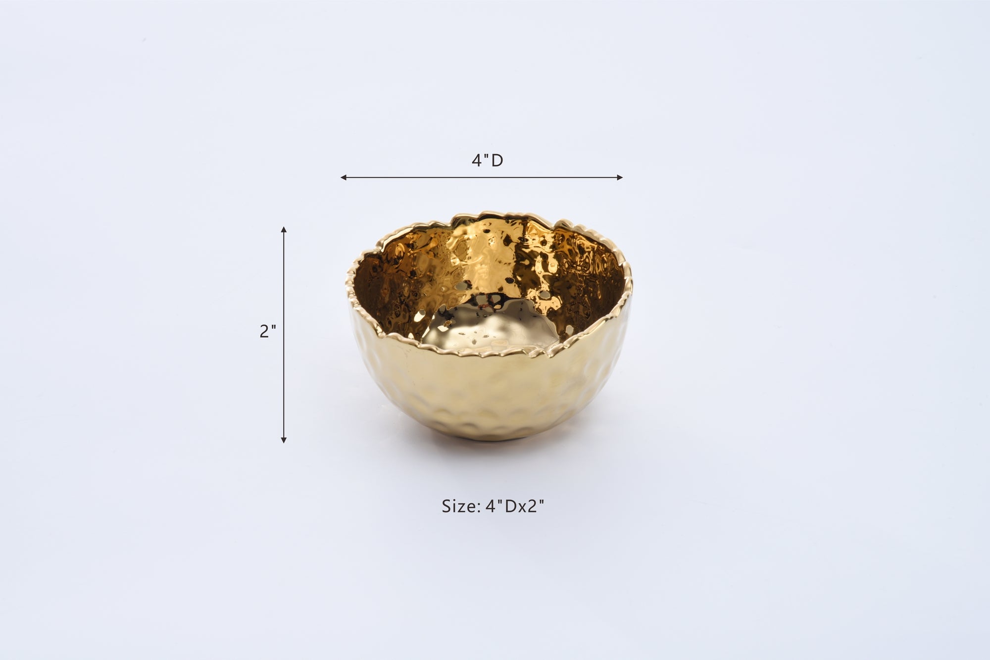 Golden Millennium Gold Snack Bowl