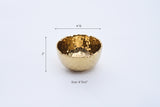 Golden Millennium Gold Snack Bowl