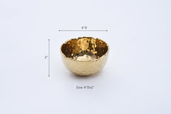 Golden Millennium Gold Snack Bowl