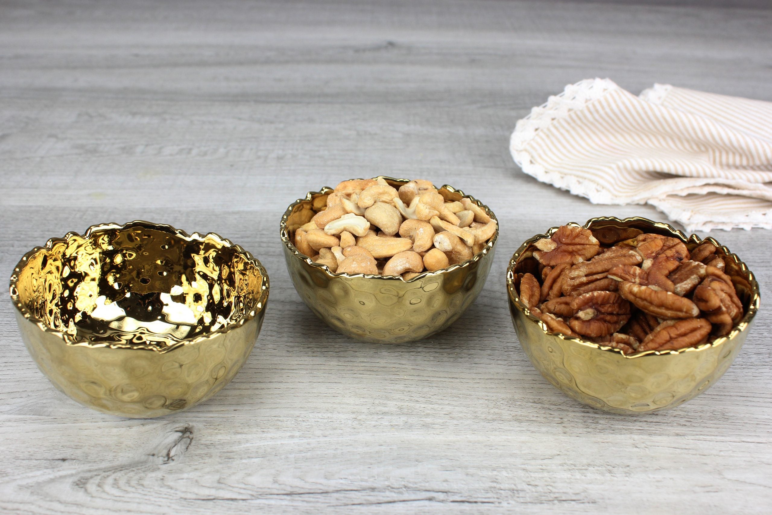 Golden Millennium Gold Snack Bowl