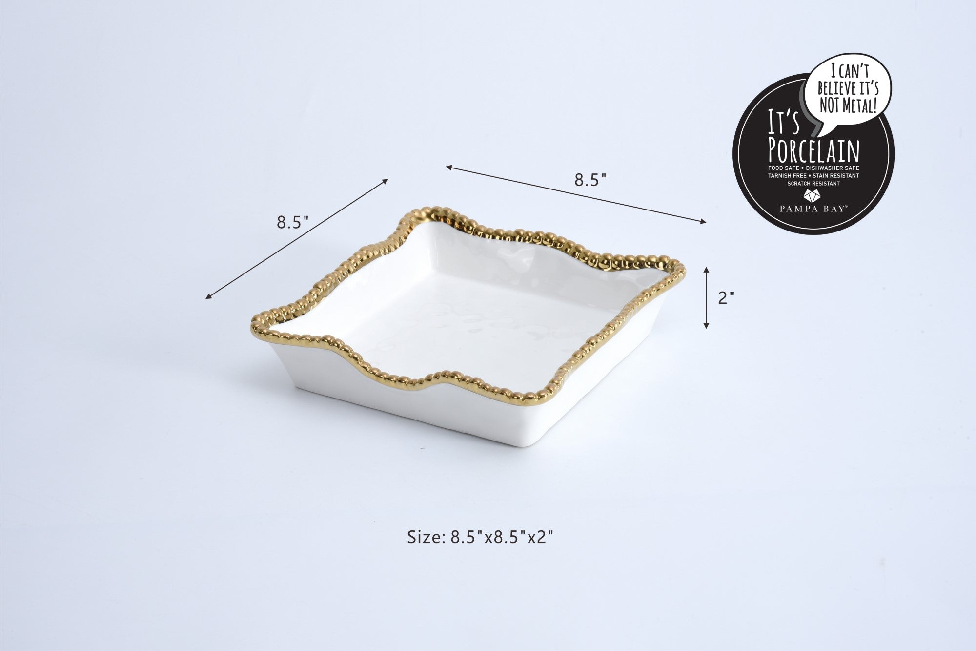 Golden Salerno Luncheon Napkin Holder