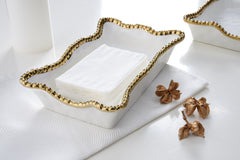 Golden Salerno Dinner Napkin/guest Towel Holder