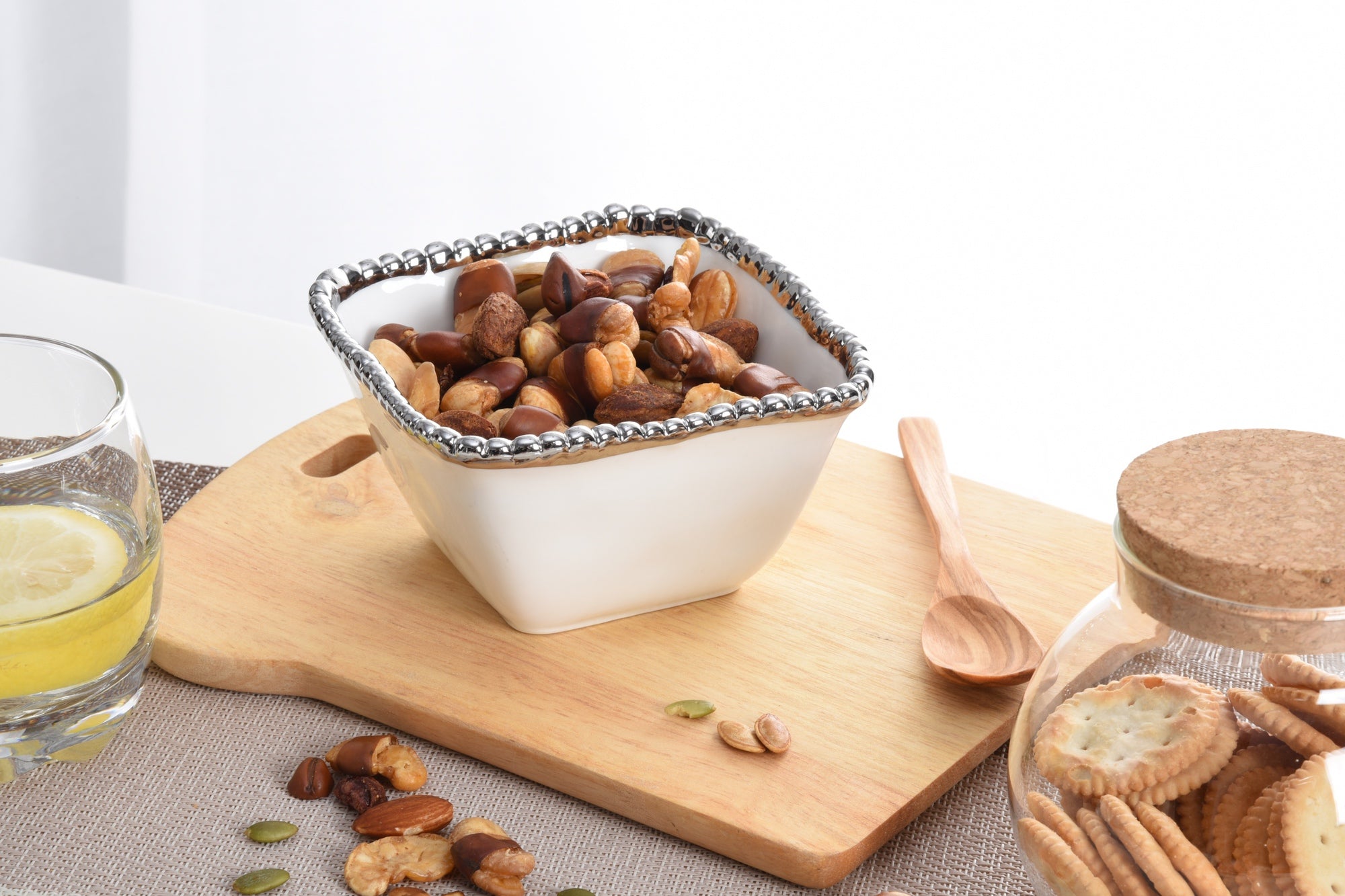 Salerno Square Snack Bowl