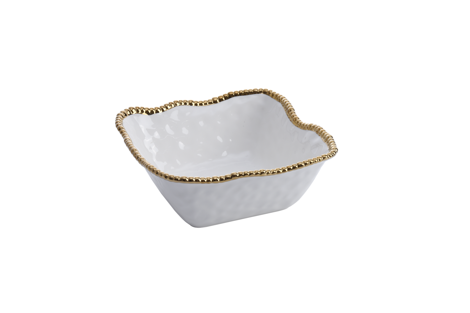 Golden Salerno Large Square Salad Bowl