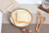 Golden Salerno Round Appetizer/dessert Plate