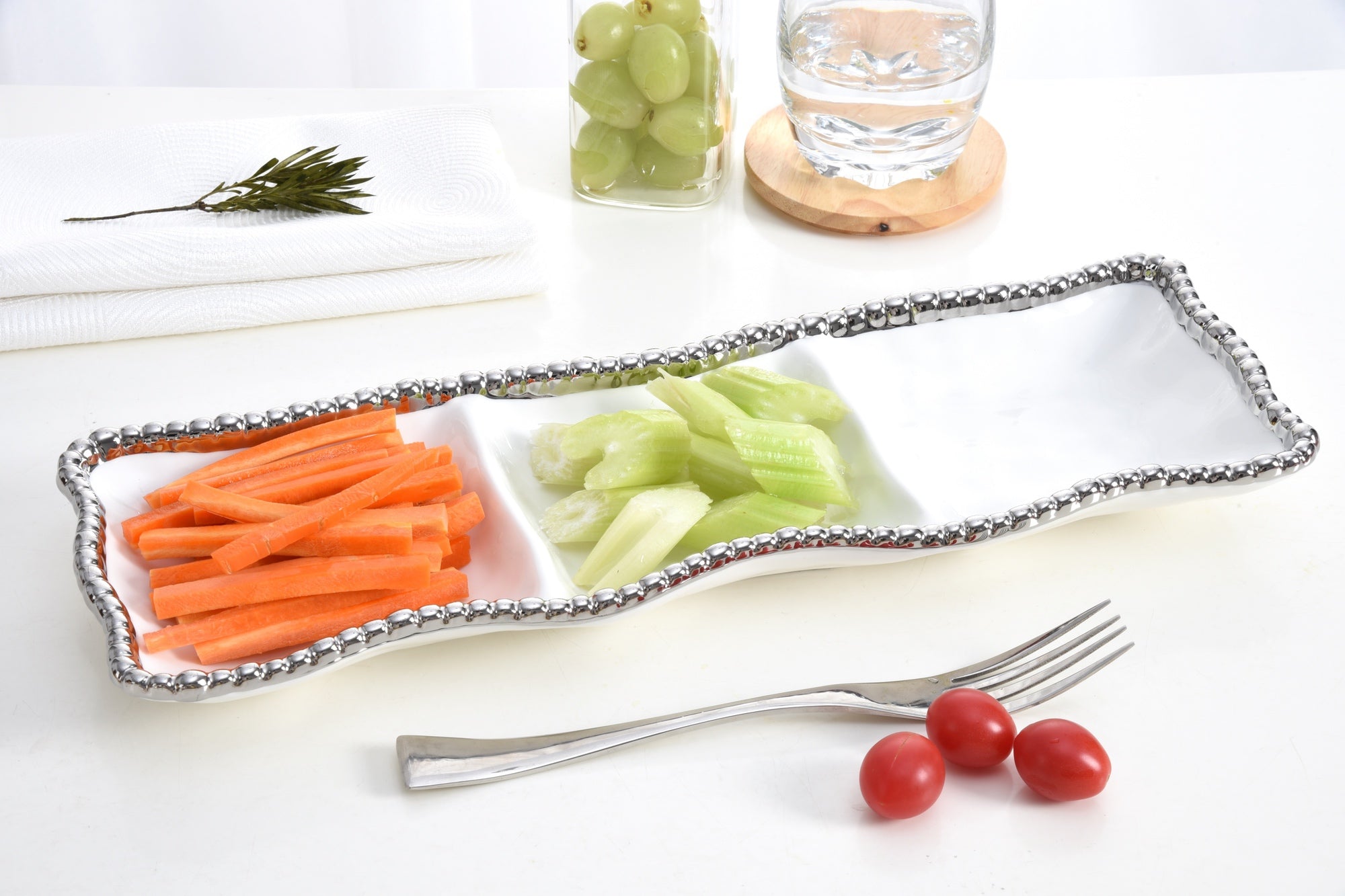 Salerno 3-section Serving Piece