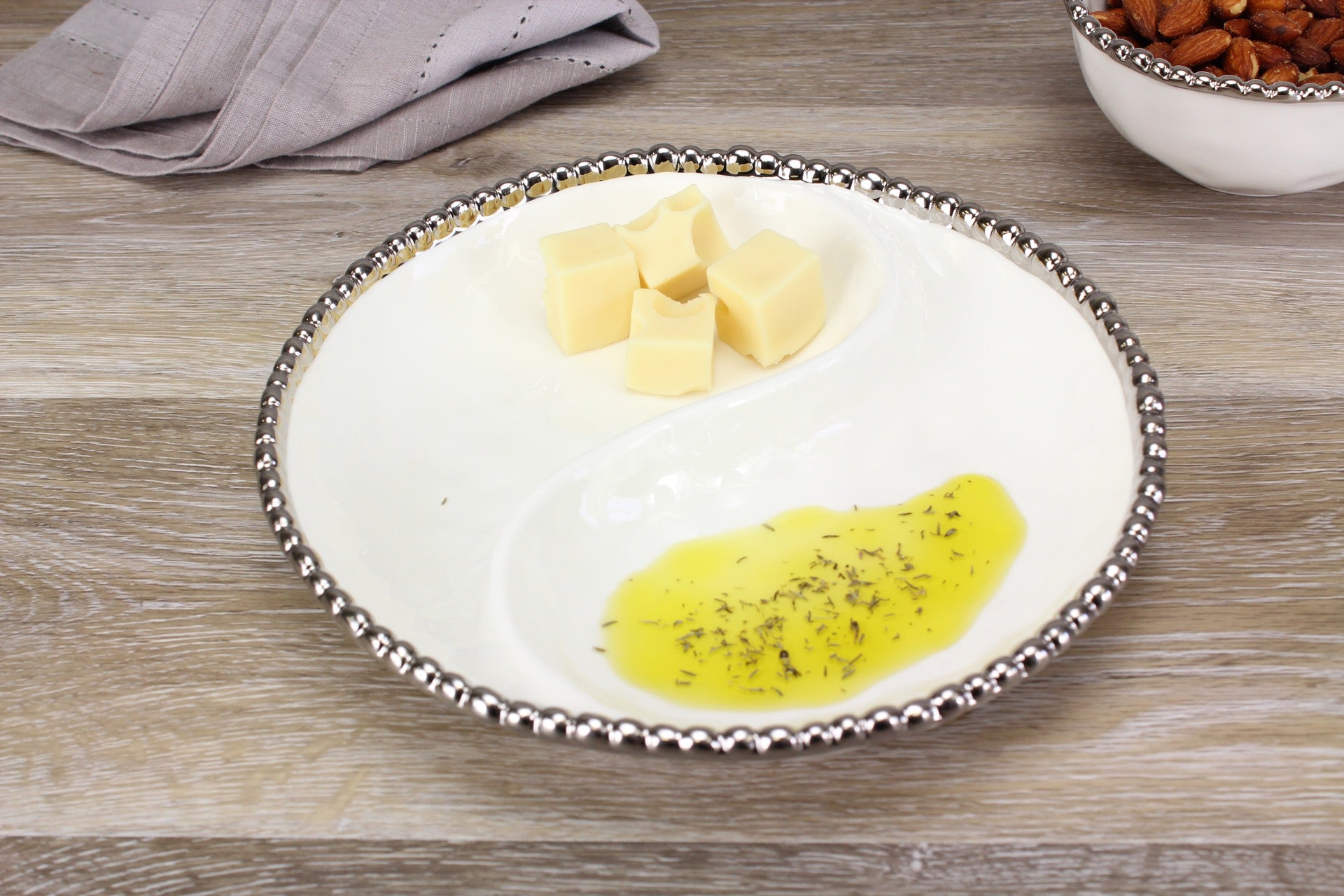 Salerno Small 2-section Platter
