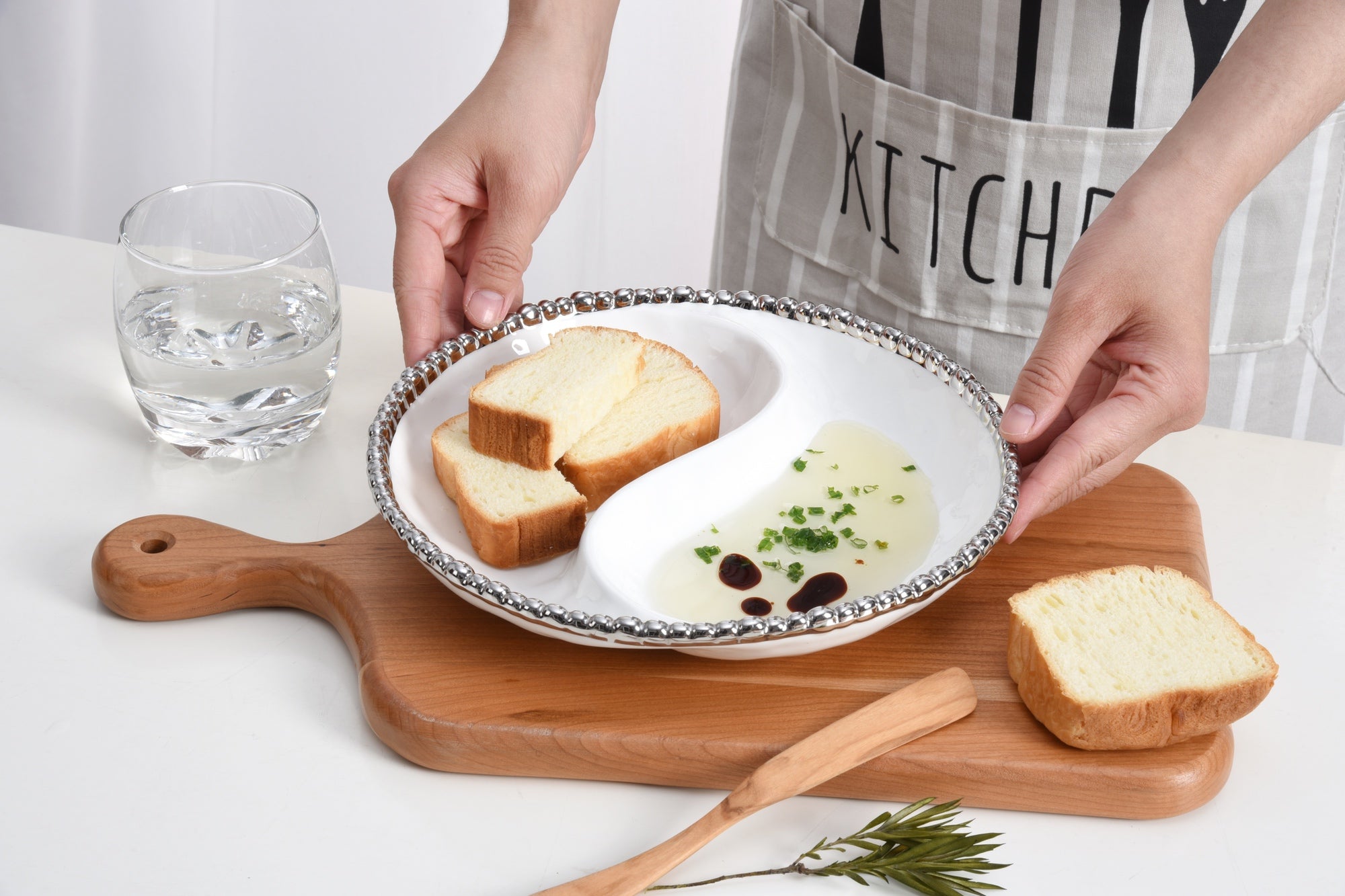 Salerno Small 2-section Platter