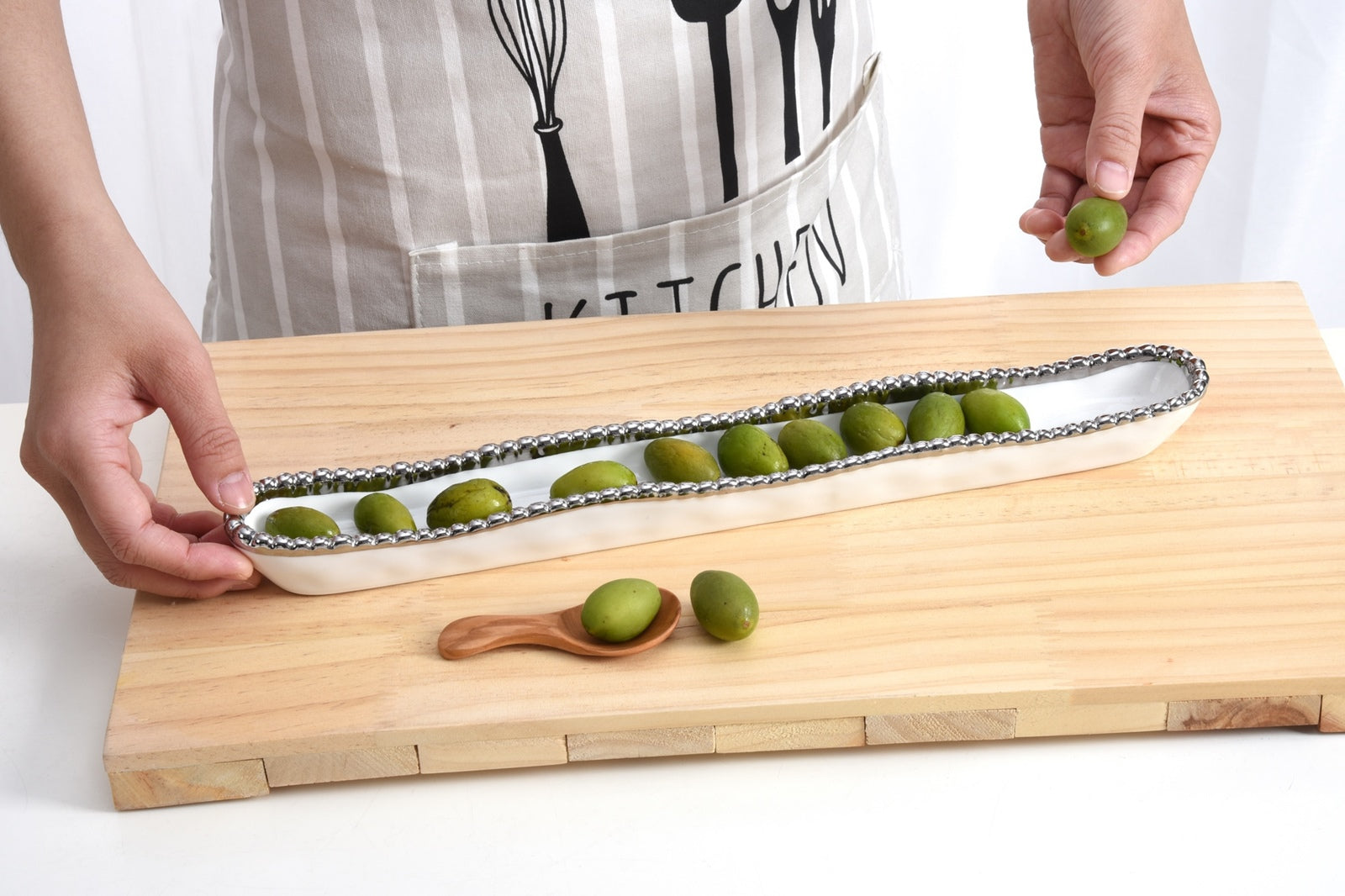 Salerno Olive Serving Dish