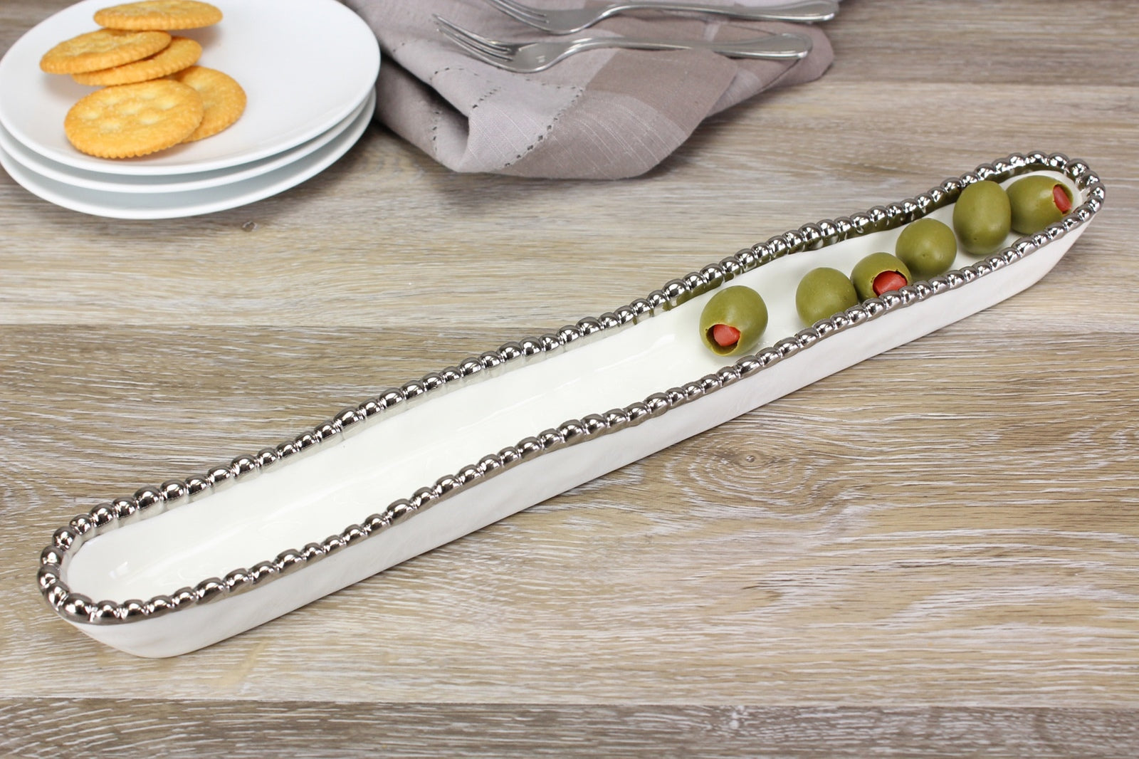 Salerno Olive Serving Dish
