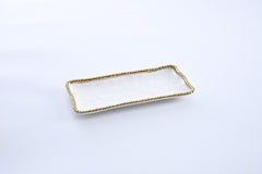 Golden Salerno Small Rectangular Tray