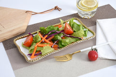 Golden Salerno Small Rectangular Tray