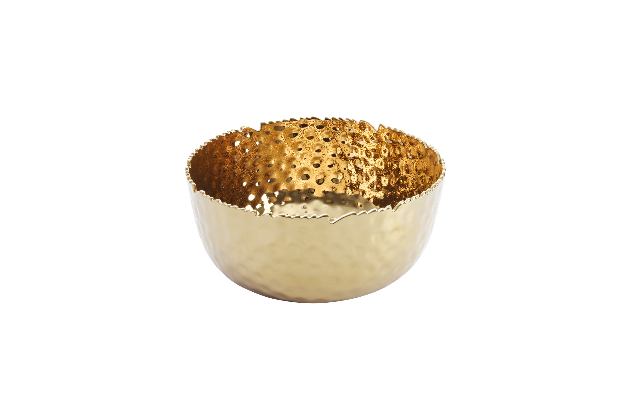 Golden Millennium Large, Gold Round Bowl