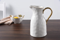 Golden Salerno Water Pitcher