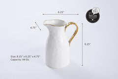 Golden Salerno Water Pitcher