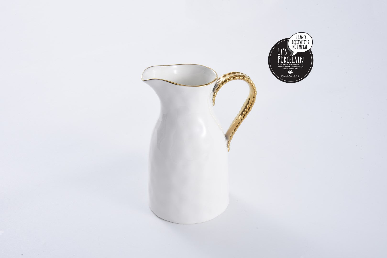 Golden Salerno Water Pitcher