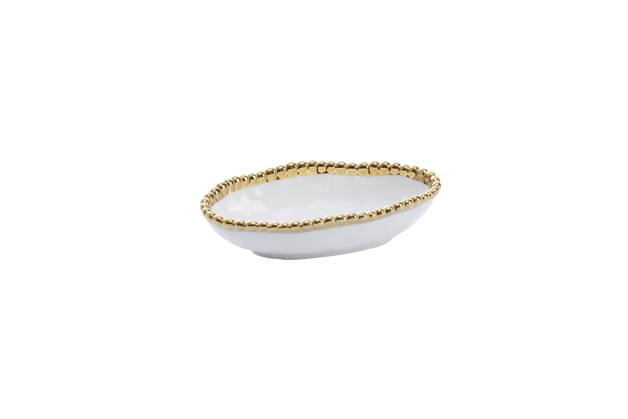 Golden Salerno Long Condiment Bowl