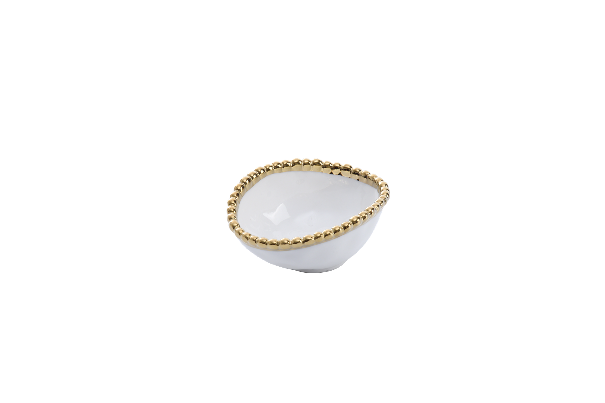 Golden Salerno Oval Condiment Bowl