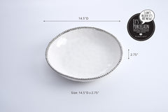 Salerno Round Shallow Bowl