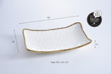 Golden Salerno Rectangular Serving Piece