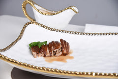 Golden Salerno Rectangular Serving Piece