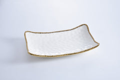 Golden Salerno Rectangular Serving Piece