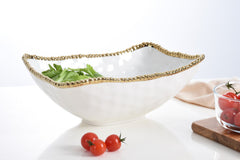 Golden Salerno Deep Serving Bowl