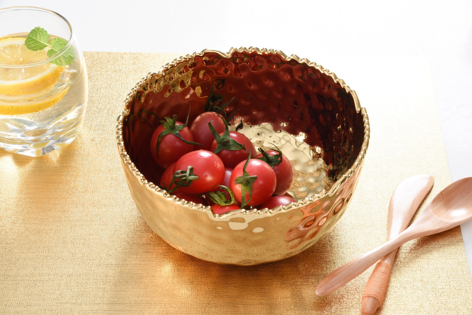 Golden Millennium Medium Round Bowl