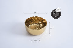 Golden Millennium Medium Round Bowl