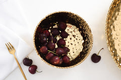 Golden Millennium Medium Round Bowl