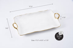 Golden Handles Large Tray