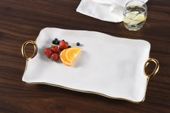 Golden Handles Large Tray
