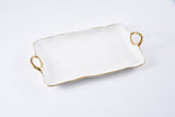 Golden Handles Large Tray