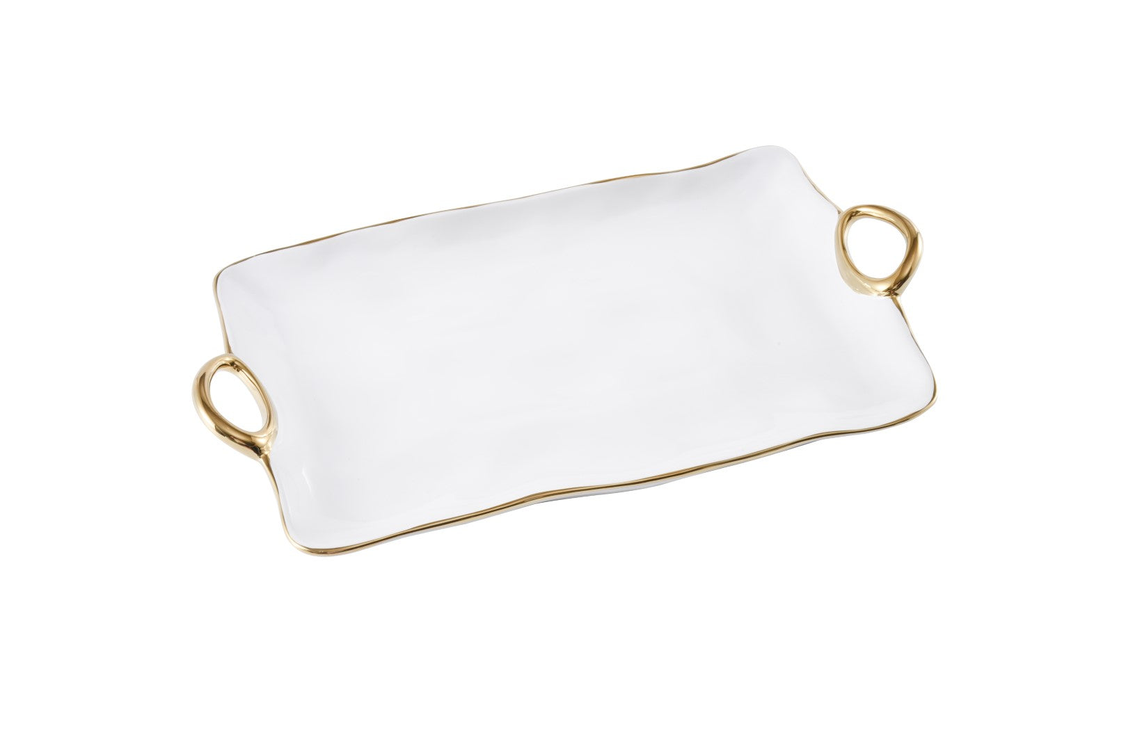 Golden Handles Large Tray