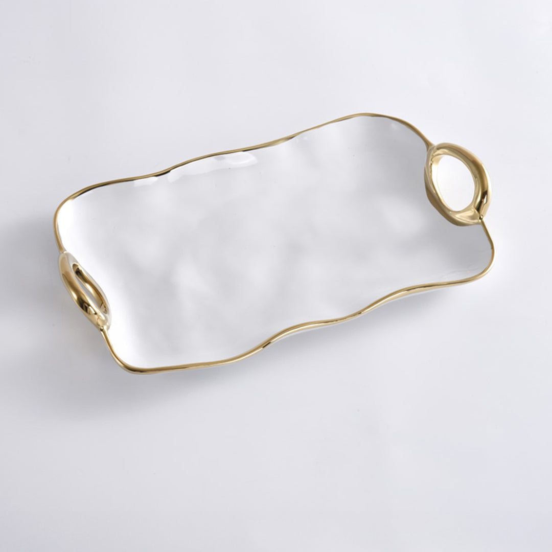 Golden Handles Small Platter