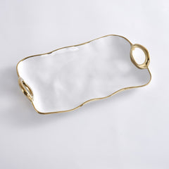 Golden Handles Small Platter