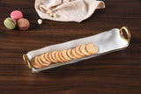 Golden Handles Cracker Tray