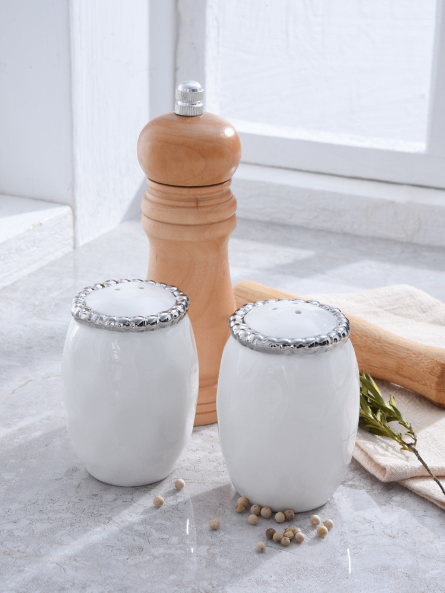 Salerno Salt & Pepper Shakers