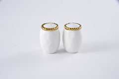 Golden Salerno Salt & Pepper Shakers